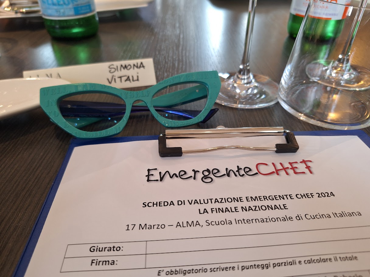 Scheda di valutazione per un concorso culinario