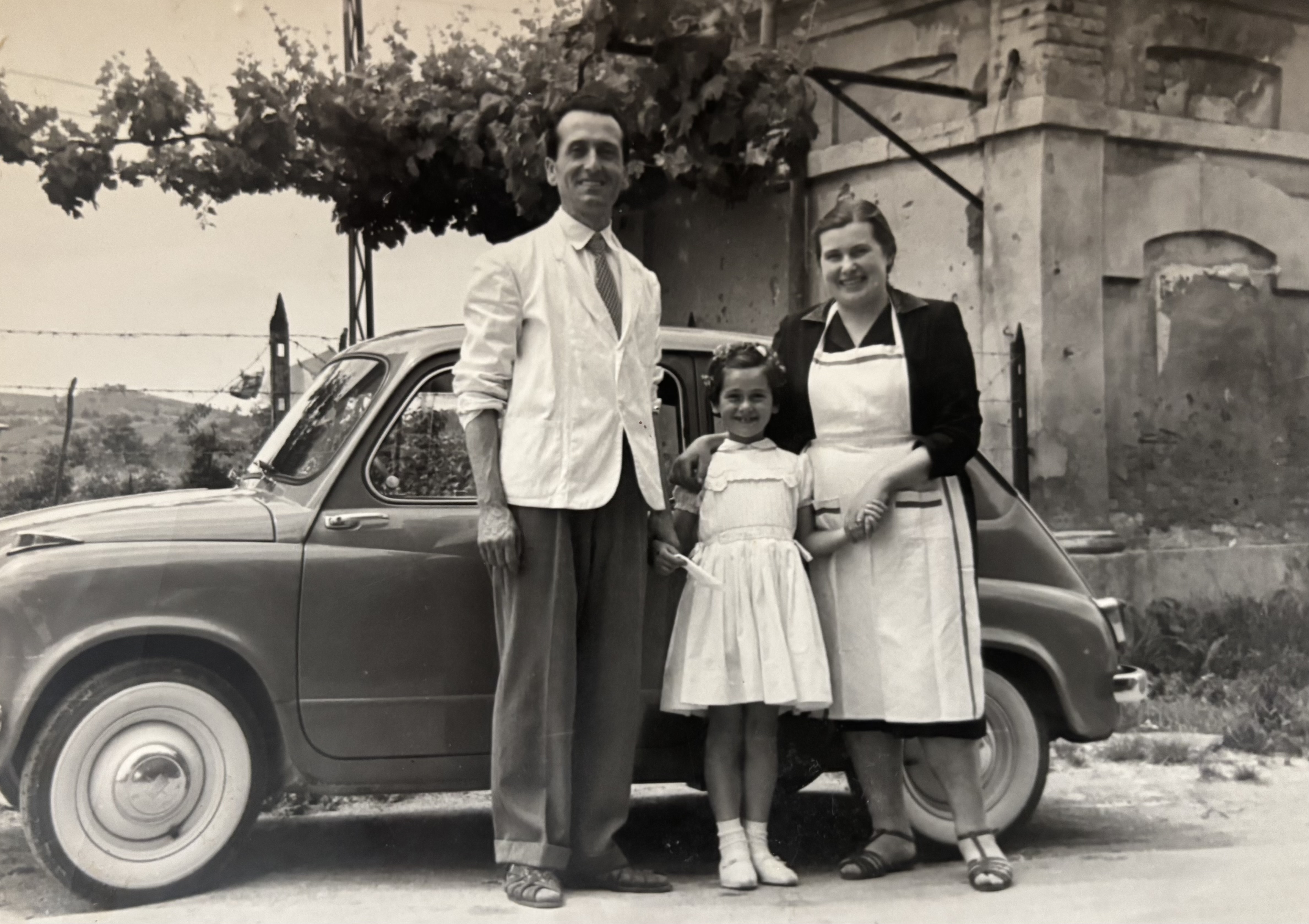 Massimino e Rosetta con Alba, mamma di Simona