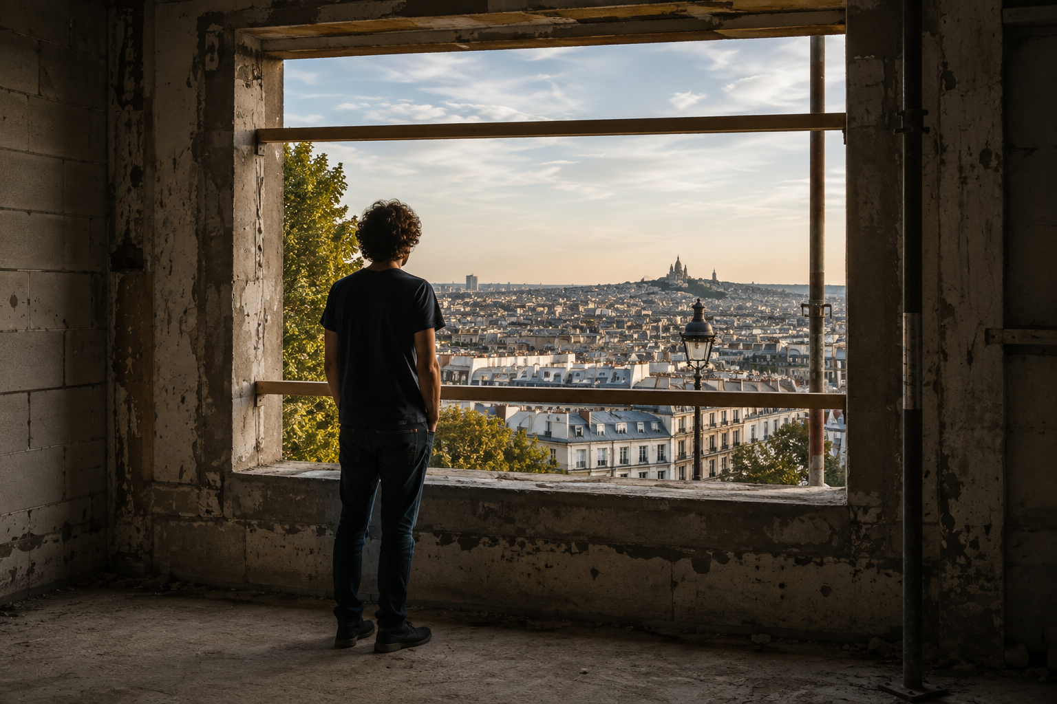 Vista su Parigi da Montmartre